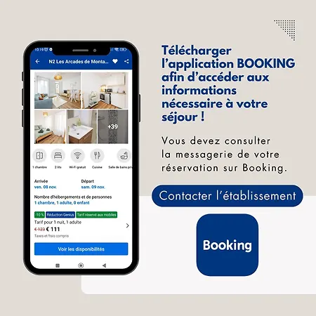 Apartment N2 Les Arcades De Montaudry - Terrasse - Parking